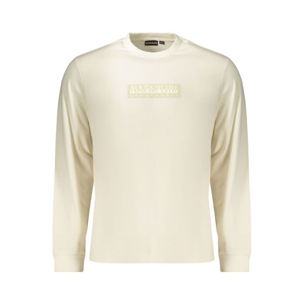 Napapijri Bianco Cotton Men's Men's T-Shirt